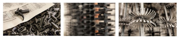 Metal components and gears finished by Precision Coatings